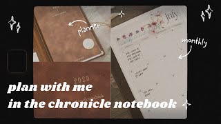 Plan With Me In The Chronicle Notebook  Faded Chronicle [upl. by Artima]