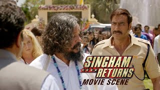 Aali Re Aali Aata Tumchi Baari Aali  Singham Returns  Movie Scene [upl. by Risan]