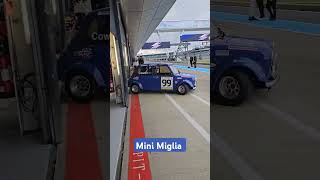 Mini Miglia anticipation to race Garage to Pitlane [upl. by Eveam]