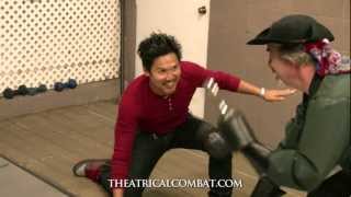 Rufio vs Hook  Stage Combat  Dante Basco [upl. by Drahsar851]