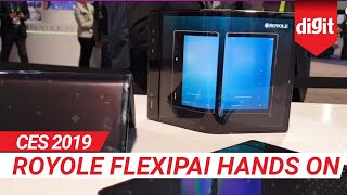 CES 2019 Royole FlexiPai Hands On  Digitin [upl. by Allak817]