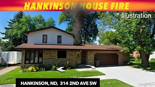 Hankinson House Fire [upl. by Theurer516]