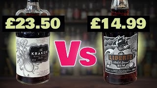 KRAKEN Spiced Rum Overpriced or Worth It A RUM COMPARISON [upl. by Denver]