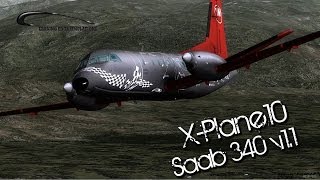 X Plane10  Saab 340 v11 Update [upl. by Petty]