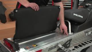 Installation Video Polaris Snowmobile Lock amp Ride Tunnel Bag  Polaris Snowmobiles [upl. by Anayrb]