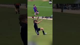 THIAGO HOMENAJEO a LIONEL MESSI en su FESTEJO de GOL [upl. by Ulund]