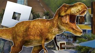 Exploring Jurassic World As a Dinosaur  Roblox [upl. by Martina]