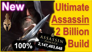 Assassins Creed Odyssey  Ultimate Best Assassin Build  2 Billion Damage All Attacks  100 Working [upl. by Flanigan]