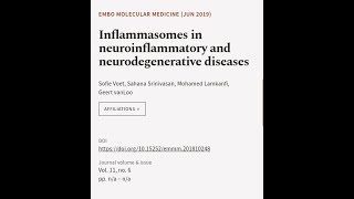 Inflammasomes in neuroinflammatory and neurodegenerative diseases  RTCLTV [upl. by Glorianna]