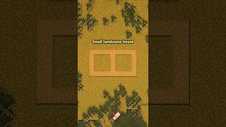 Minecraft Small Sandstone House 🏠 shorts [upl. by Aserahs]