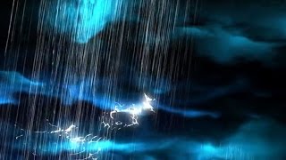 Bruit de la pluie et orage  tonnerre  musique pour dormir  relaxation meditation calme zen yoga [upl. by Shandie]