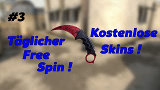 Täglich gratis SpinenCSGO Skins kostenlos bekommen 03 [upl. by Nirot790]