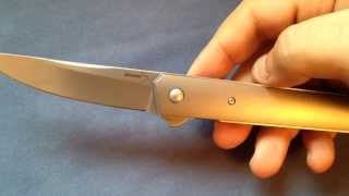 BOKER KWAIKEN FLIPPER TITANIUM HANDLES BEST BOKER YET [upl. by Rodriguez]