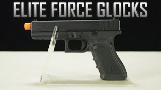 Elite Force G17 and G19  Officially Licensed by GLOCK  Airsoft GI [upl. by Suiradal392]