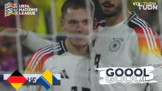 ¡DOBLETE Y MANITA Wirtz mete el quinto  Alemania 50 Bosnia  UEFA Nations League 2024  TUDN [upl. by Schild]