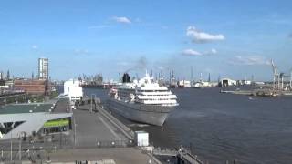 cruise ship horn MS AMADEA  Phoenix Reisen [upl. by Enitsugua]