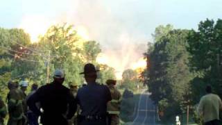 Appomattox Pipeline Explosion Different View 2 [upl. by Icnarf132]