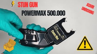 Stun Gun Elektroschocker  Power Max 500000  Unboxing  ASMR [upl. by Weldon]