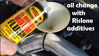 16 THP oil change with Rislone additives 🔧✔ [upl. by Norean]