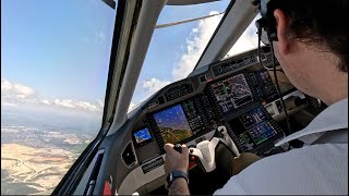 Pilatus PC 24  KSAT  KROG  Full Flight Single Pilot [upl. by Akeinahs279]