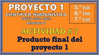 📚 Proyecto Científico  Humanístico 1  PRODUCTO FINAL para la Básica Media 📚 [upl. by Ynittirb]