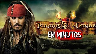 PIRATAS DEL CARIBE Toda la Saga  EN MINUTOS [upl. by Palestine460]