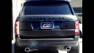 Range Rover 30L V6 SuperCharged  Sport Exhaust Option 2013 on [upl. by Leiru]