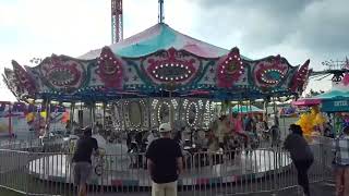 Logan County Fair Carousel 2024 [upl. by Kurtzman251]