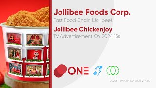 Jollibee Chickenjoy TV Ad Q4 2024 15s Philippines BCCST [upl. by Mikkanen184]