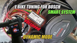 EBIKE TUNING FOR BOSCH SMART SYSTEM Volspeed Dynamic Mode feature explained [upl. by Caprice]