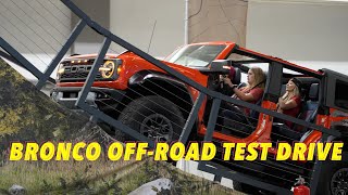 Ford Bronco offroad test drive 2024 LA AutoShow [upl. by Ondrej]