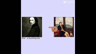 SHE’S TOUCHING ME I’M NOT TOUCHING YOU schubert liszt memes lol touching capcut shorts [upl. by Osborn]