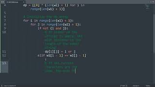 Leetcode 72 Edit Distance in Python  Python Leetcode  Python Coding Tutorial  Python Coding ASMR [upl. by Roana]