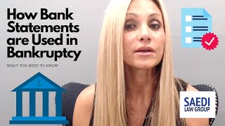 Bank Statements and Bankruptcy How They Are Used and What You Need to Know [upl. by Hourihan]