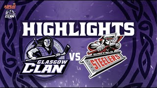 HIGHLIGHTS 020224  Glasgow Clan 2 Sheffield Steelers 5 [upl. by Anelliw]