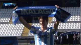 MCF TV  170113 Lucas Piazon joins Málaga CF [upl. by Mosier445]