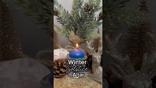 Winter Solstice Altar ❄️ WinterSolstice SpiritualJourney CandleMagic Altar Hoodoo Tarot [upl. by Tegan]