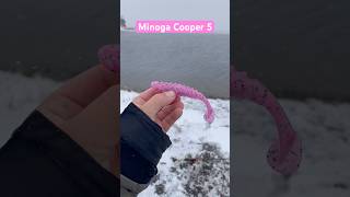 Топовые силиконовые приманки на хищную рыбу Minoga Cooper 5 рыбачим в ураган рыбалка спининг джиг [upl. by Ayt]