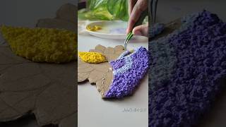 Diwali special diya texture art using tissue paper 🪔🧻 art shortsvideo diycrafts 5minutecrafts [upl. by Adnalram]