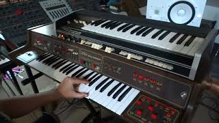 Eminent String Synth  Moog Minitmoog  Little evening improvisation [upl. by Gilbart746]