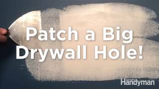 Patch a Big Drywall Hole [upl. by Kendyl]