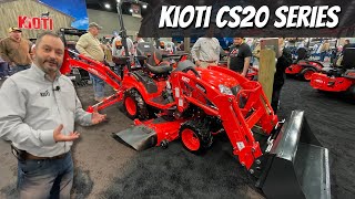 Kioti CS20 Series — Sub Compact Tractor with Big Capabilities [upl. by Laehpar]