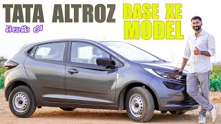 TaTa Altroz Grey XE Variant Price amp Specs in telugu  TechTravelTelugu [upl. by Leihcar]