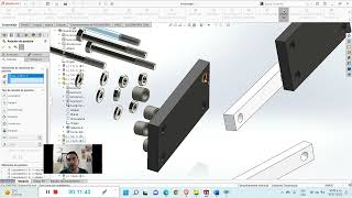4 Ensamblaje elementos roscados y calculo de propiedades físicas [upl. by Rolfe]