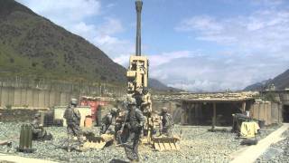 M777 Howitzer Firing Bravo Battery 3321 HD Video 10 [upl. by Siuqaj]