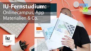 IUFernstudium IUBH Ich zeige euch Studienmaterialien und Onlinecampus [upl. by Enisamoht]