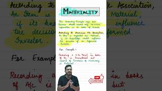 Materiality Principle II Class 11 Accountancy Ch 3 Accounting Principles II Sanyam Bhayana shorts [upl. by Ynalem413]