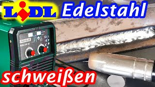 Edelstahl schweißen für 199€ Lidl Multischweißgerät PMSG 200 A2 [upl. by Small]