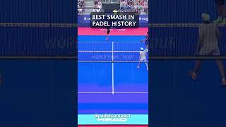 BEST SMASH IN PADEL HISTORY😰 [upl. by Linea]