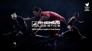 Rhenus official transport supplier of Olympic Team Belgium  Together we deliver success [upl. by Nade]